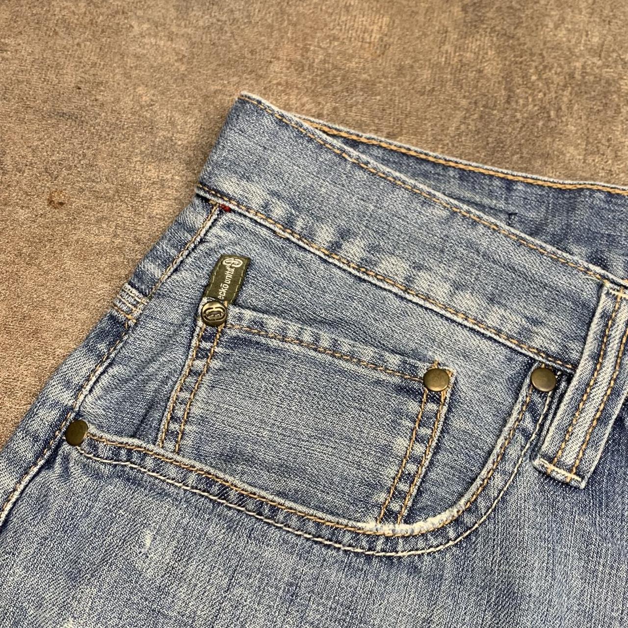 Ecko Unltd. 00s light blue baggy denim shorts