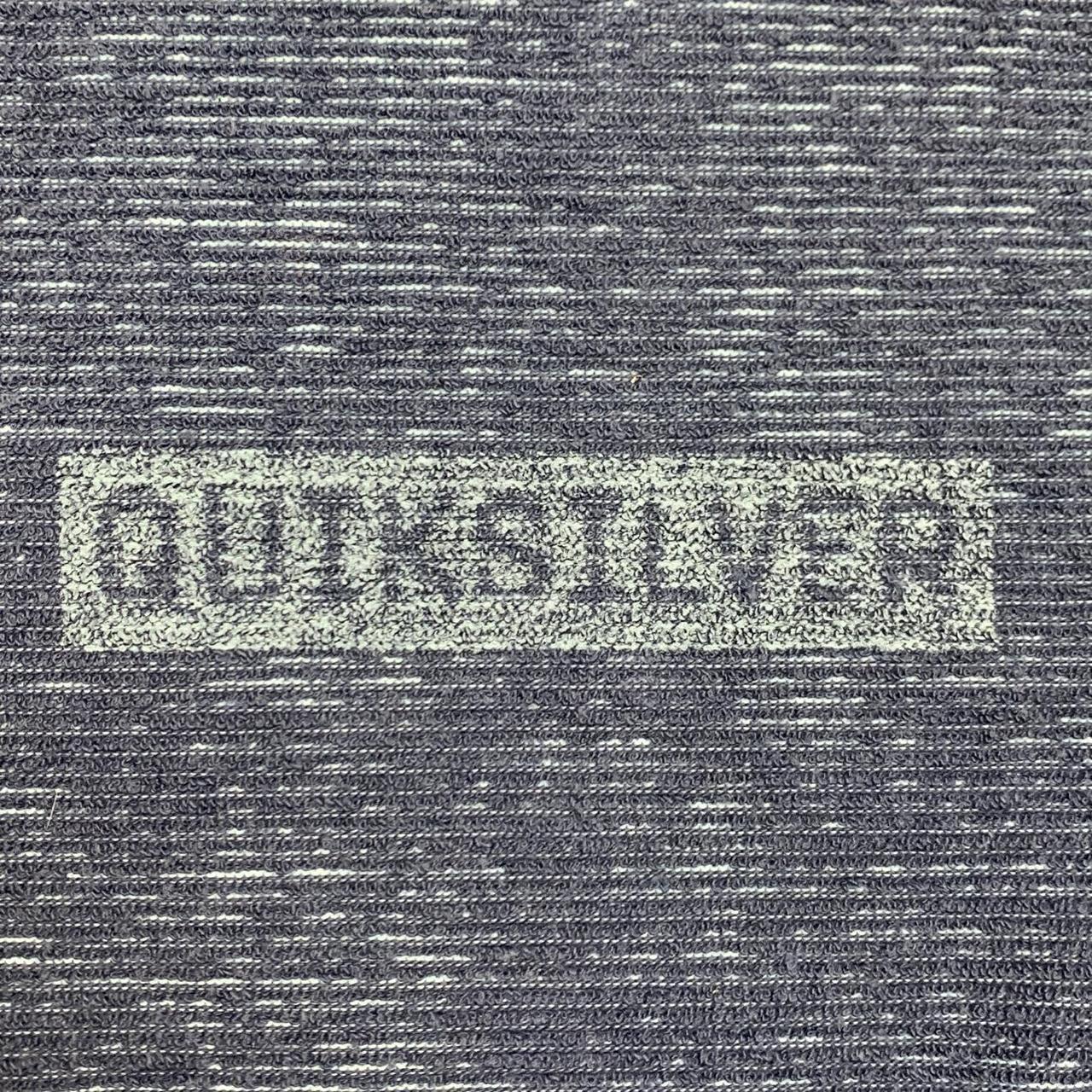 Quiksilver 90s navy blue graphic long sleeve tee