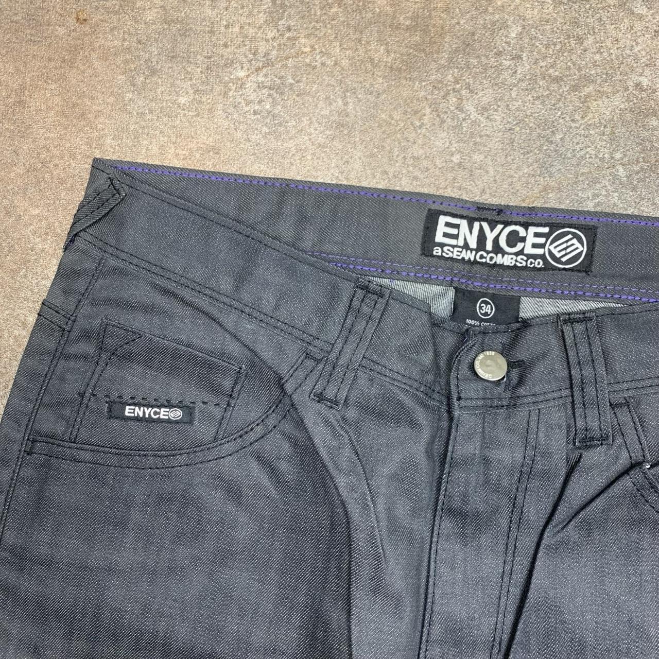 Enyce 00s graphic grey baggy denim jeans