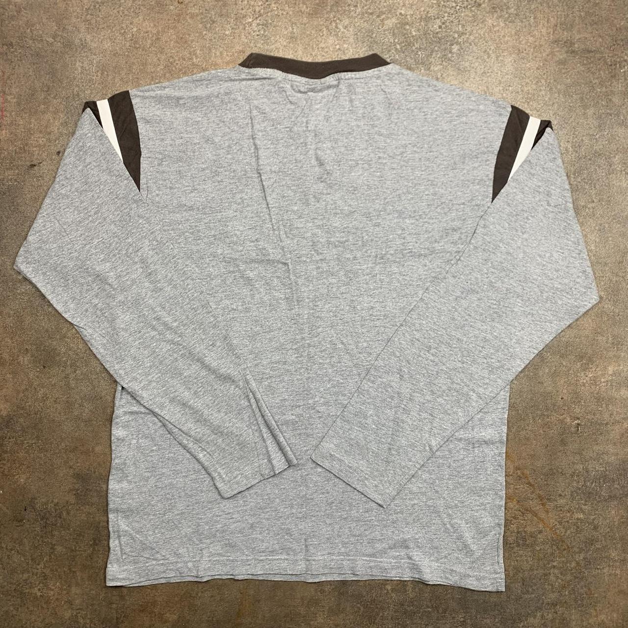 Quiksilver 00s grey graphic long sleeve tee