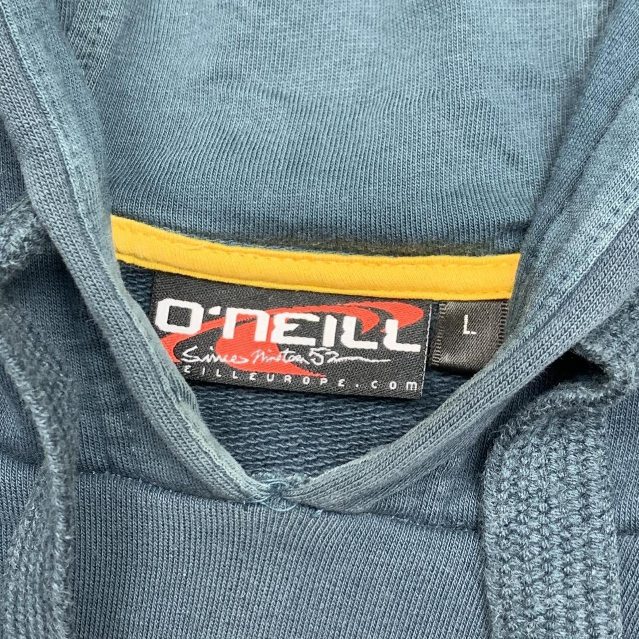 O'Neill 00s blue graphic boxy hoodie