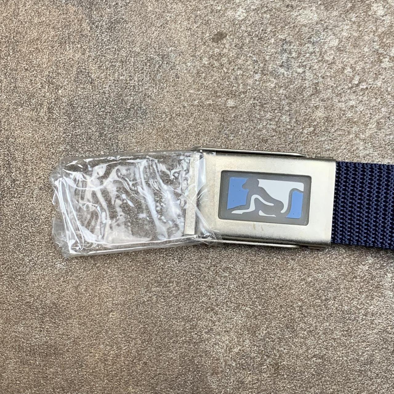 Drunknmunky 00s navy webbed buckle belt