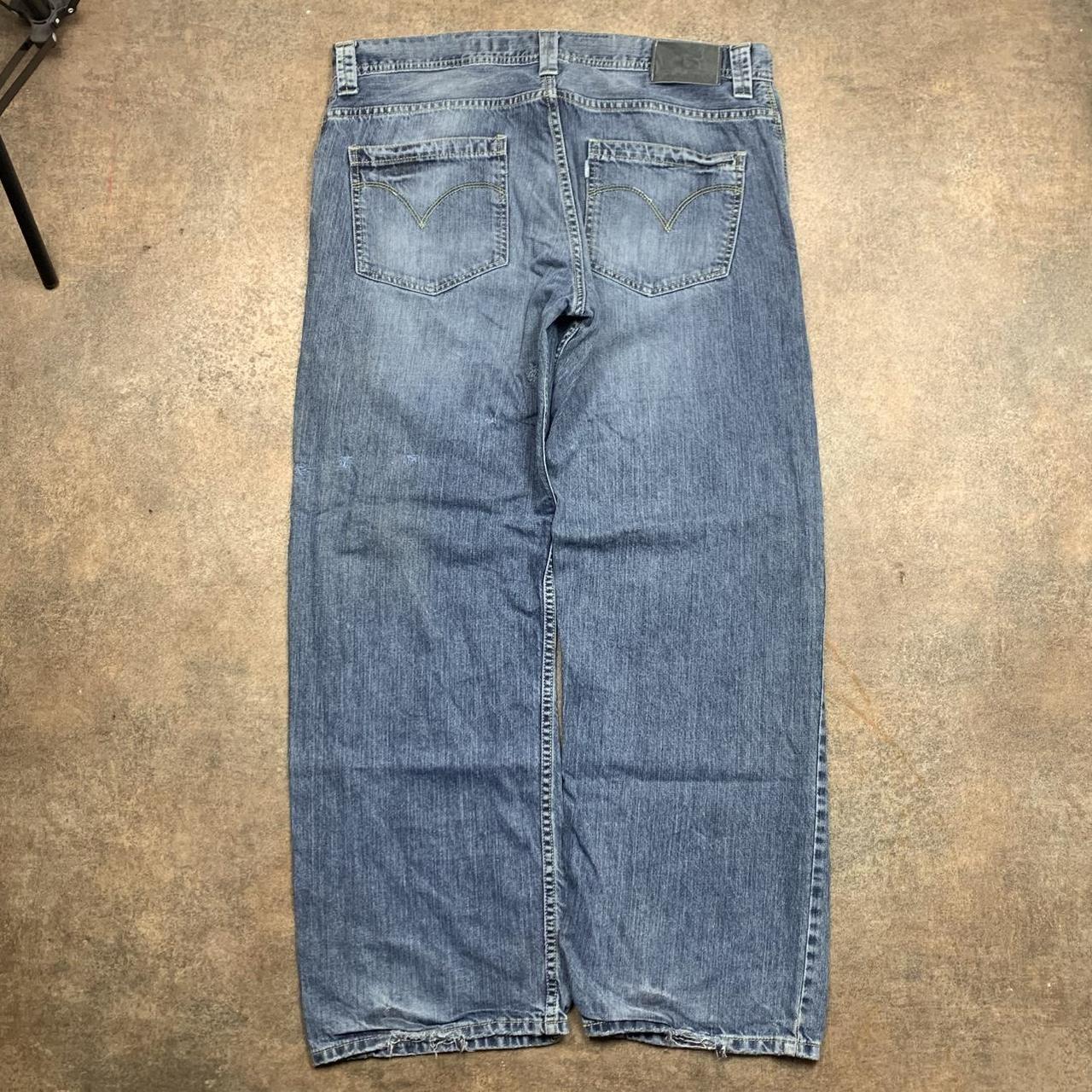 Levi's Silvertab 00s baggy navy blue denim jeans