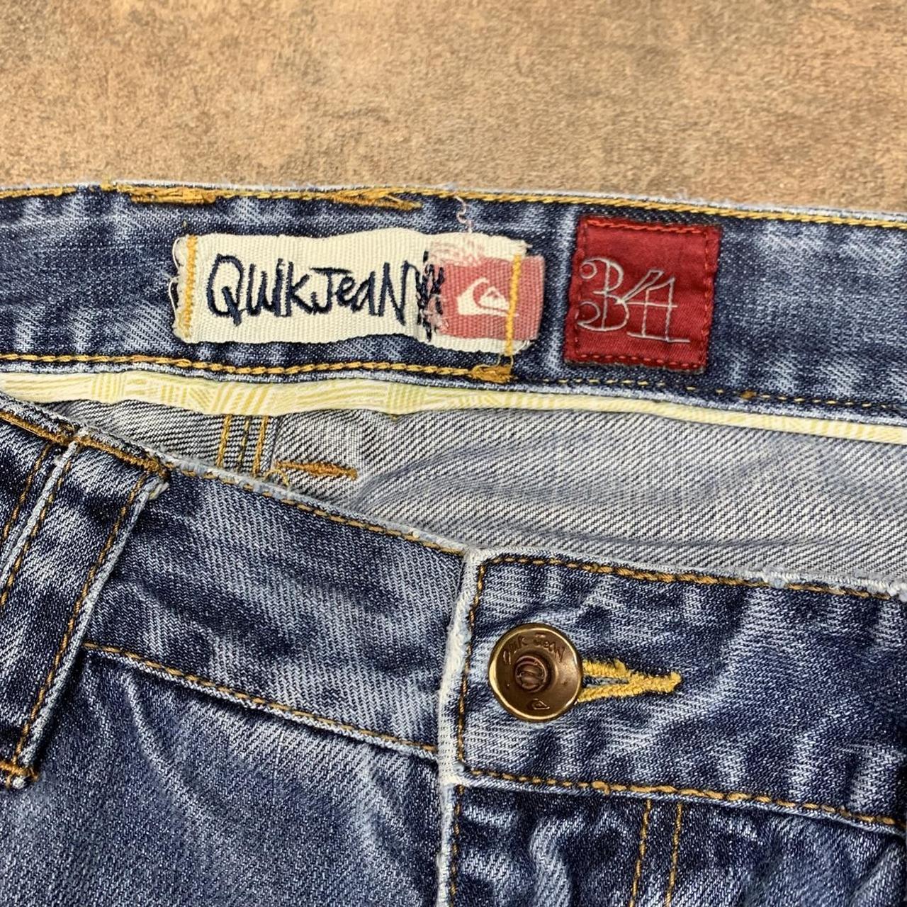 Quiksilver 00s baggy blue carpenter denim jeans
