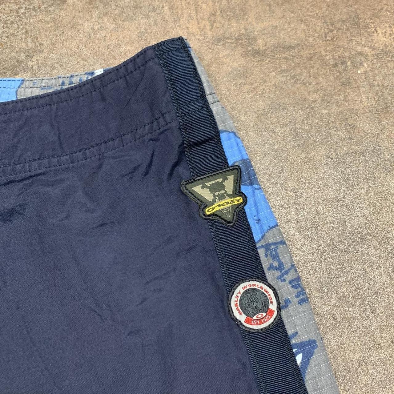 Oakley 00s navy camo graphic boardshorts