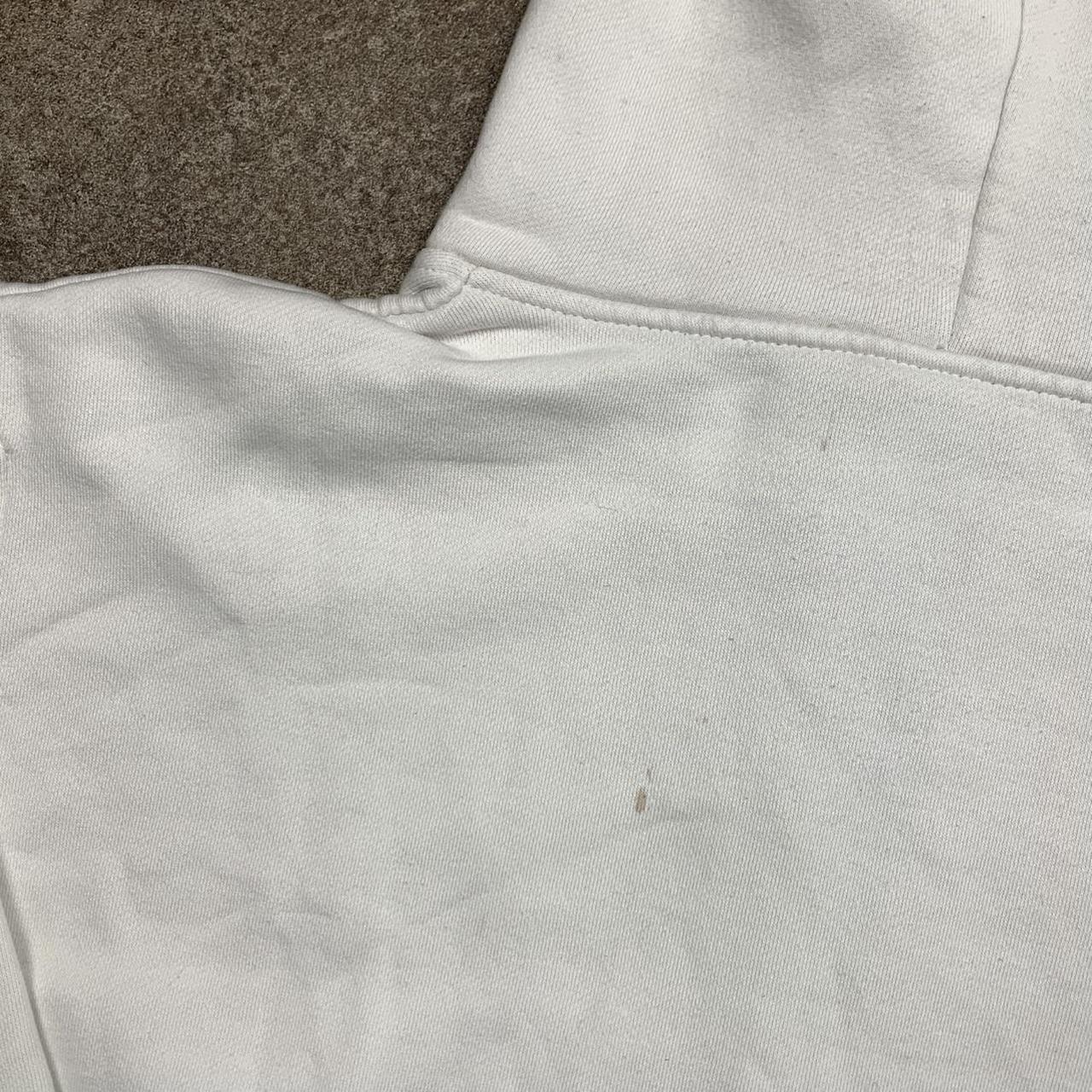 Avirex 00s graphic baggy white zip hoodie