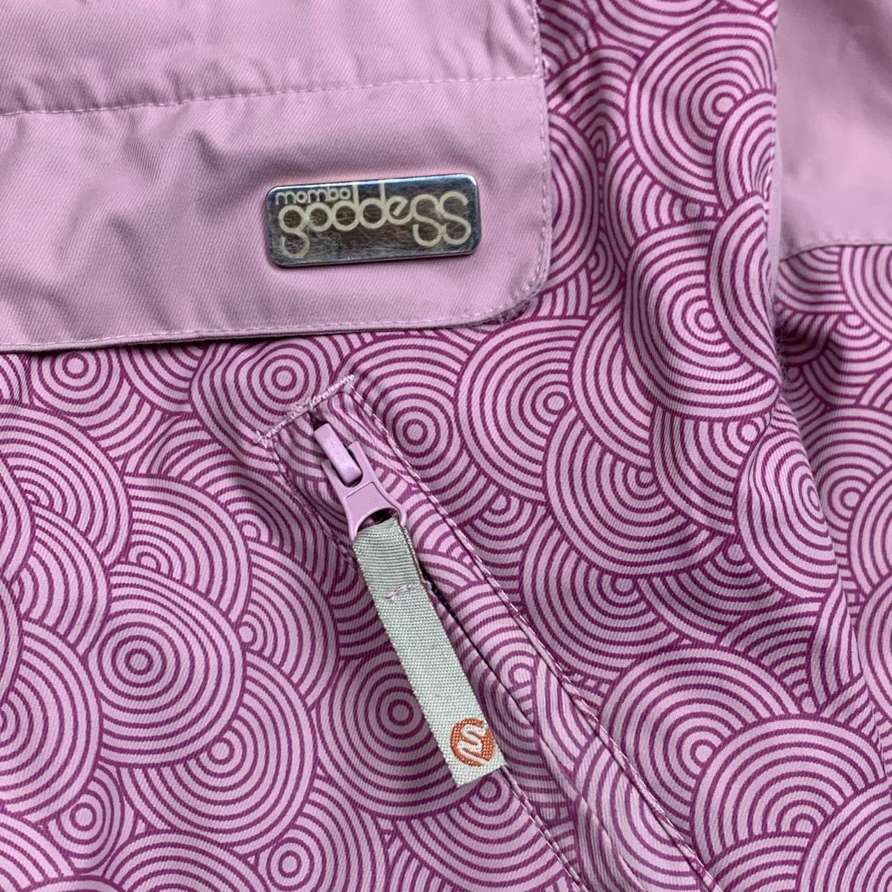 Mambo 90s Goddess pink graphic ski jacket