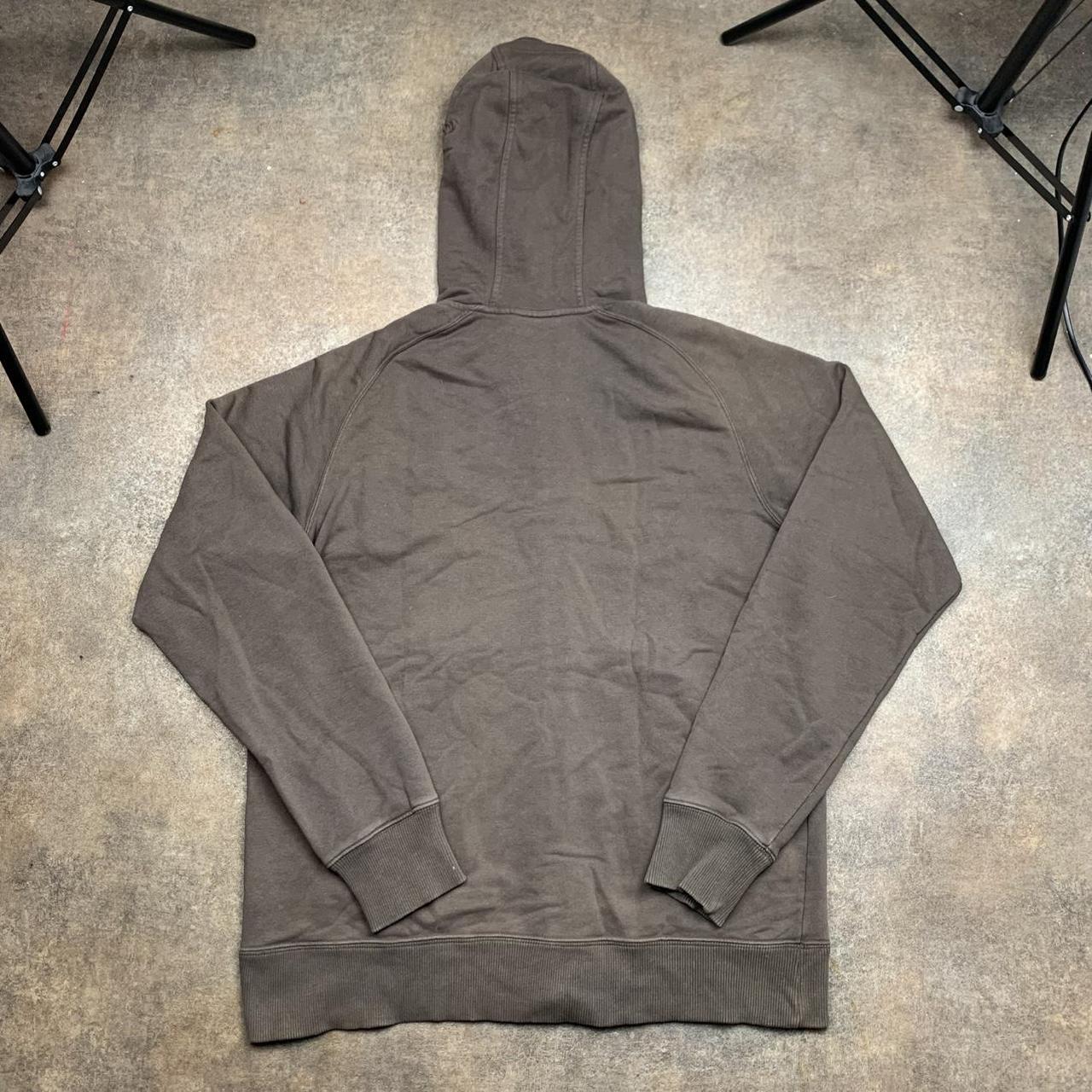O’Neill 00s brown graphic cut and sew zip hoodie