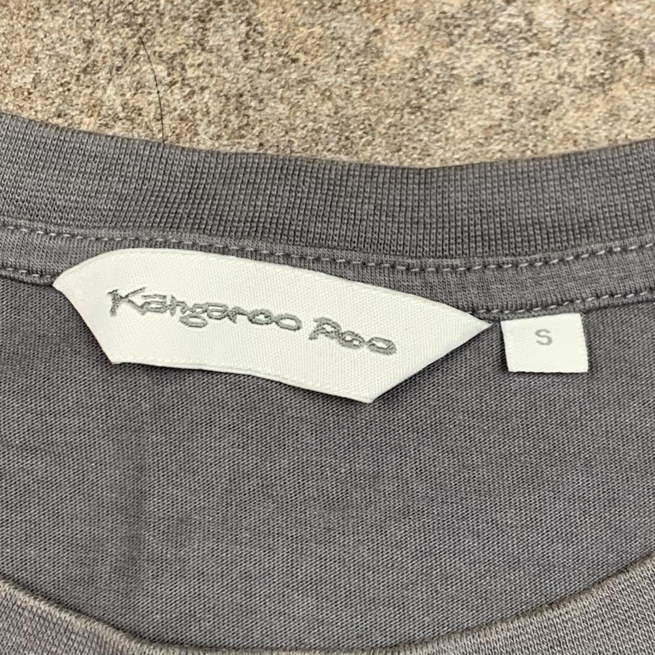 Kangaroo Poo 00s grey graphic tee