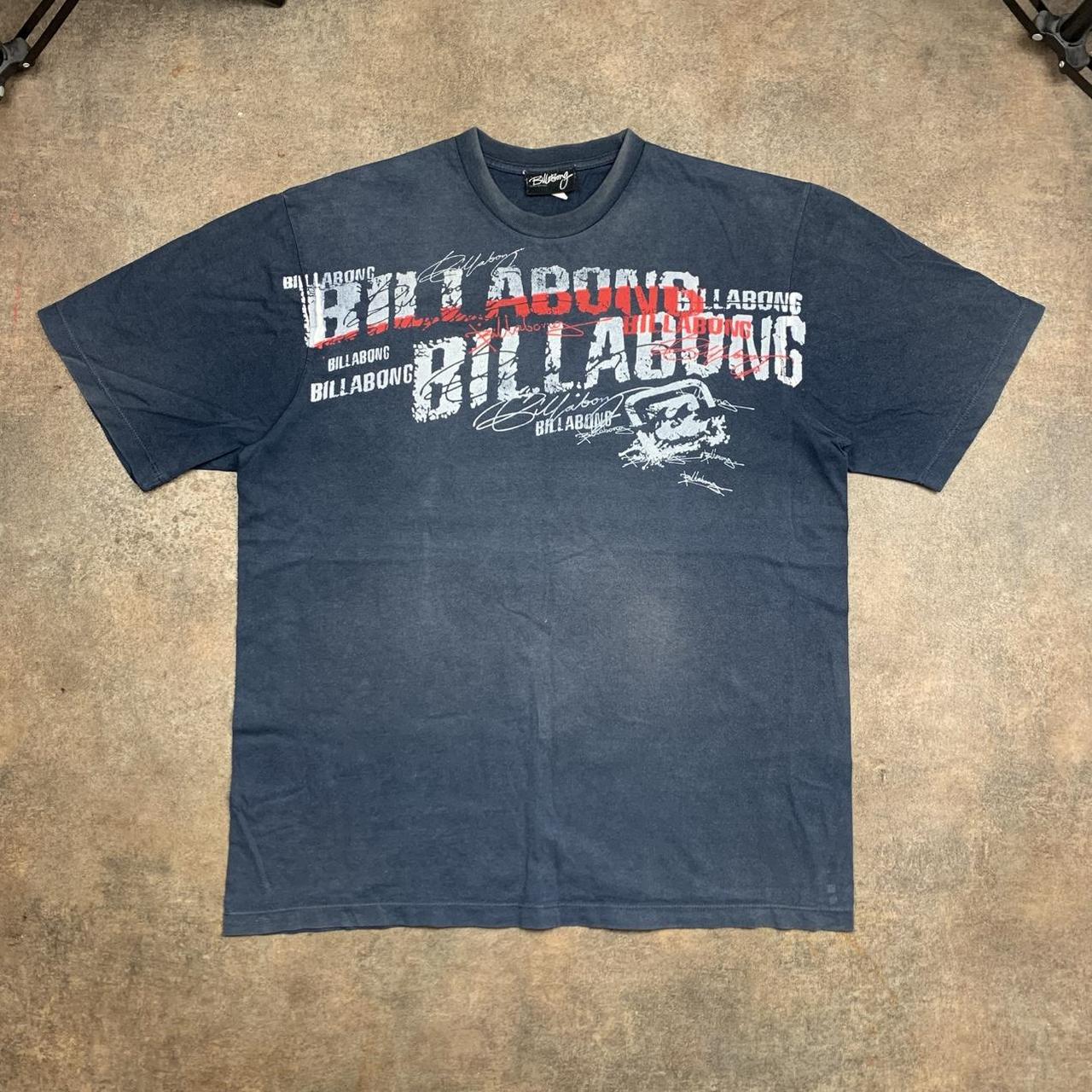 Billabong 90s navy faded graphic tee