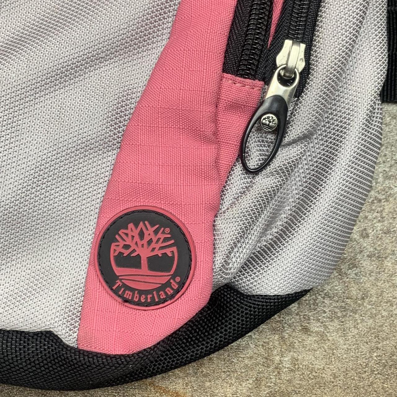 Timberland 00s pink white backpack