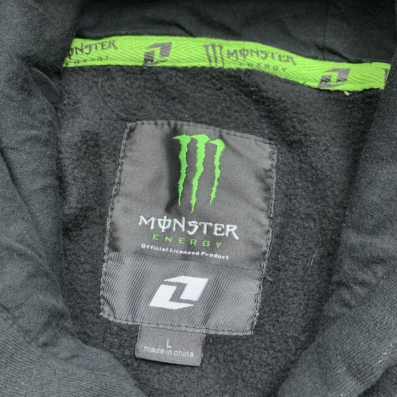 One Industries x Monster Energy 00s graphic baggy hoodie