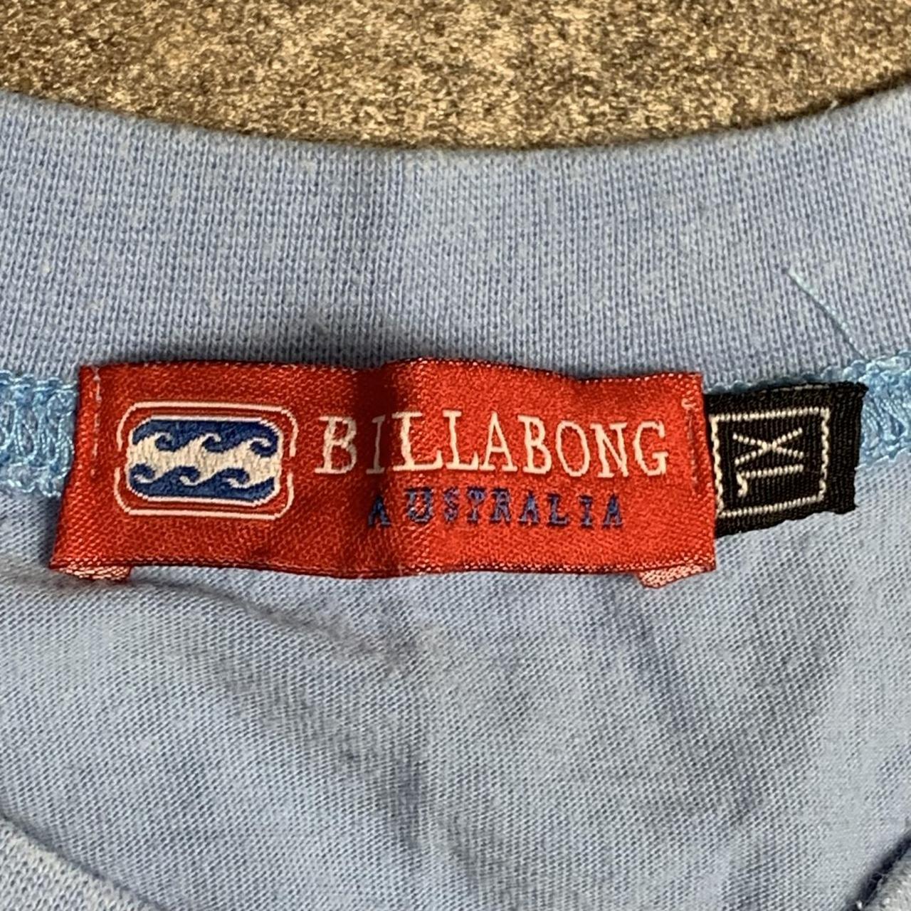 Billabong Australia 90s light blue graphic tee