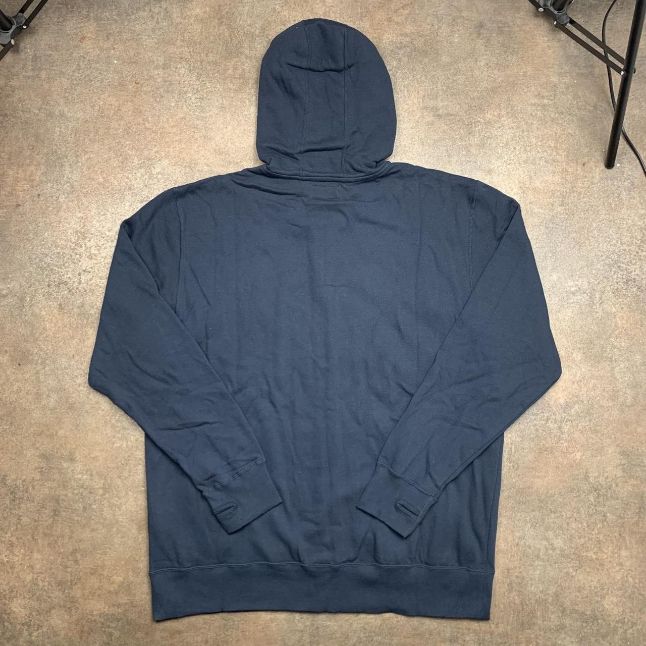Oakley 00s navy green graphic boxy zip hoodie