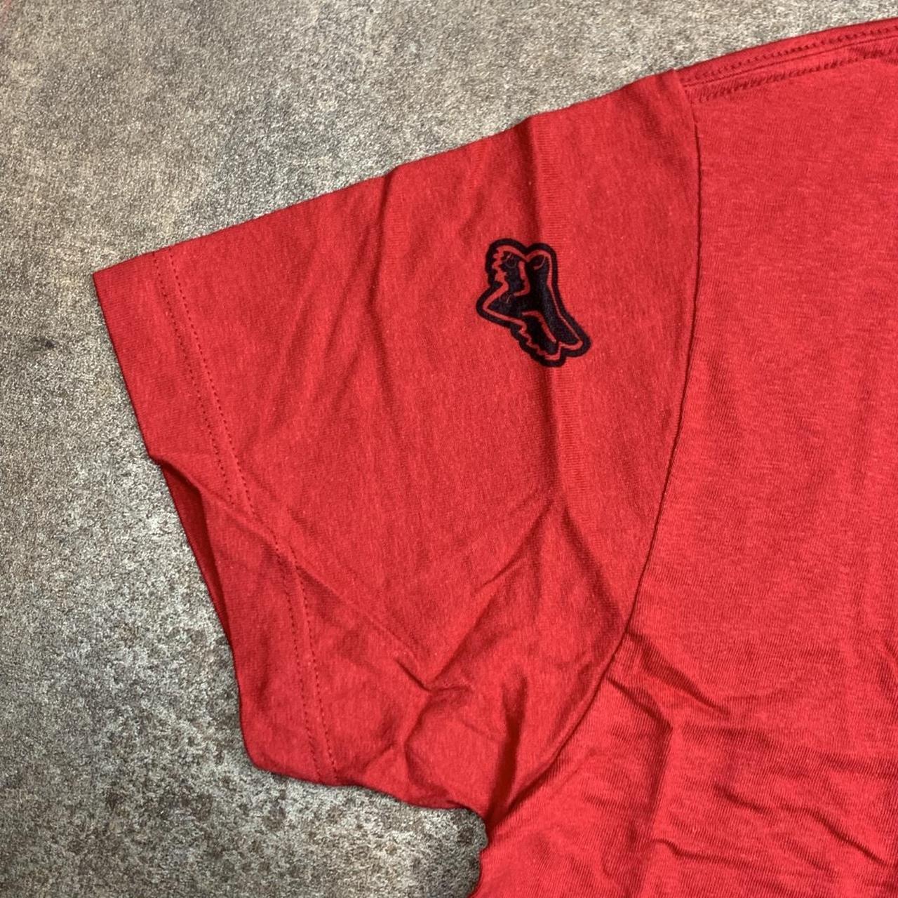 Fox Racing 00s red black graphic tee