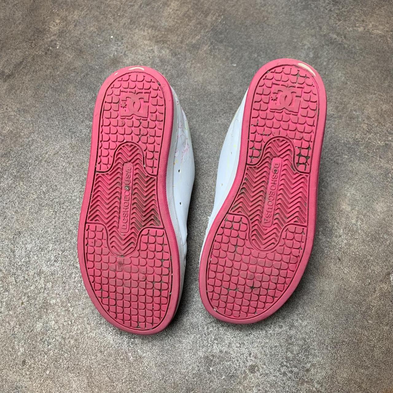 DC Shoes Pixies 00s white pink chunky trainers