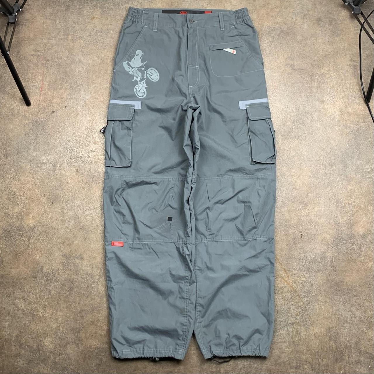 Ecko Function 00s rare graphic grey baggy joggers