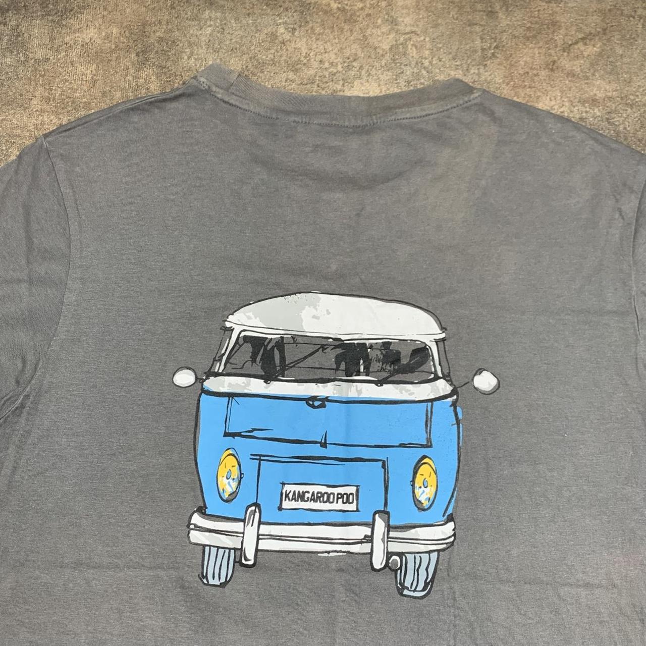 Kangaroo Poo 00s grey graphic tee
