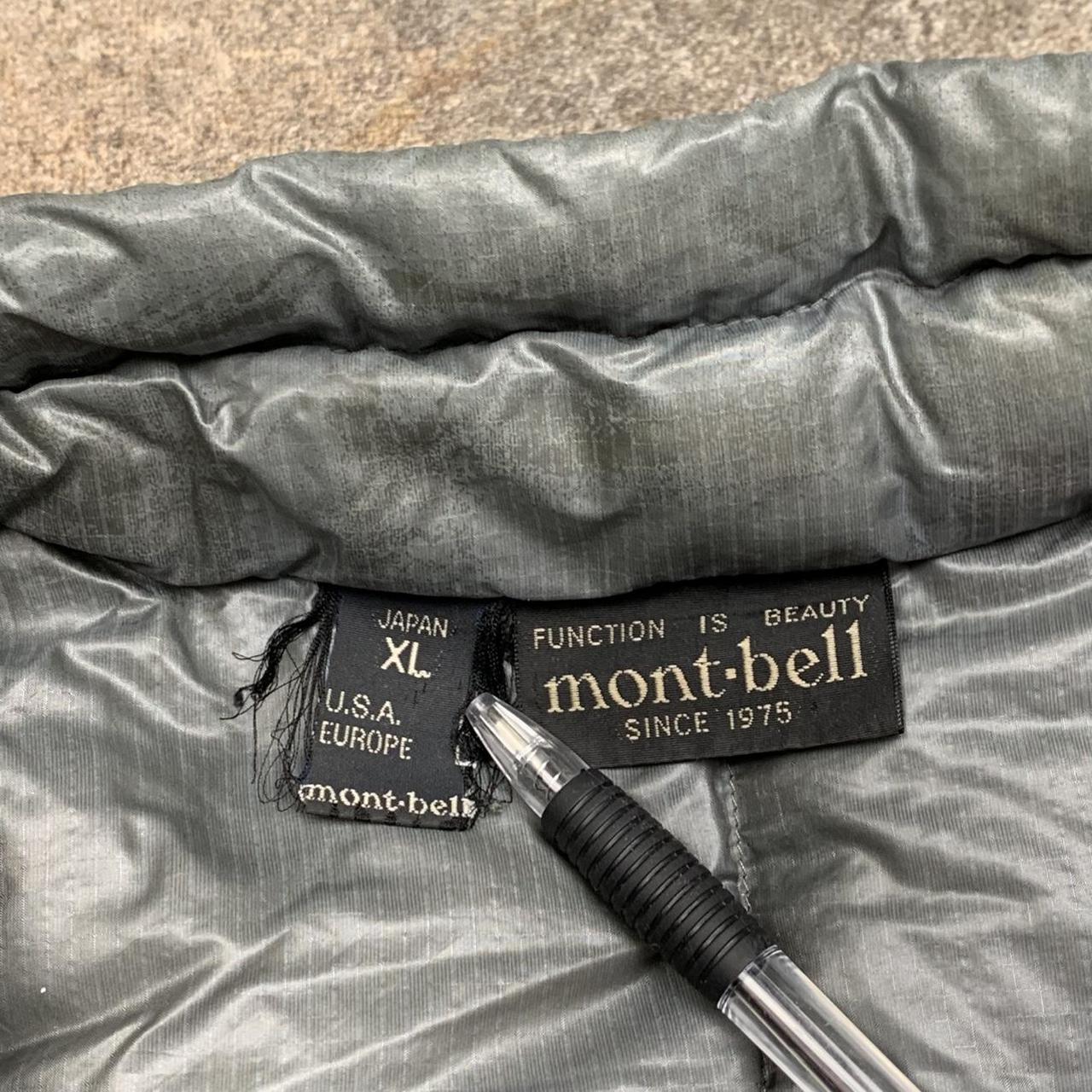 Montbell 00s black puffer lined jacket