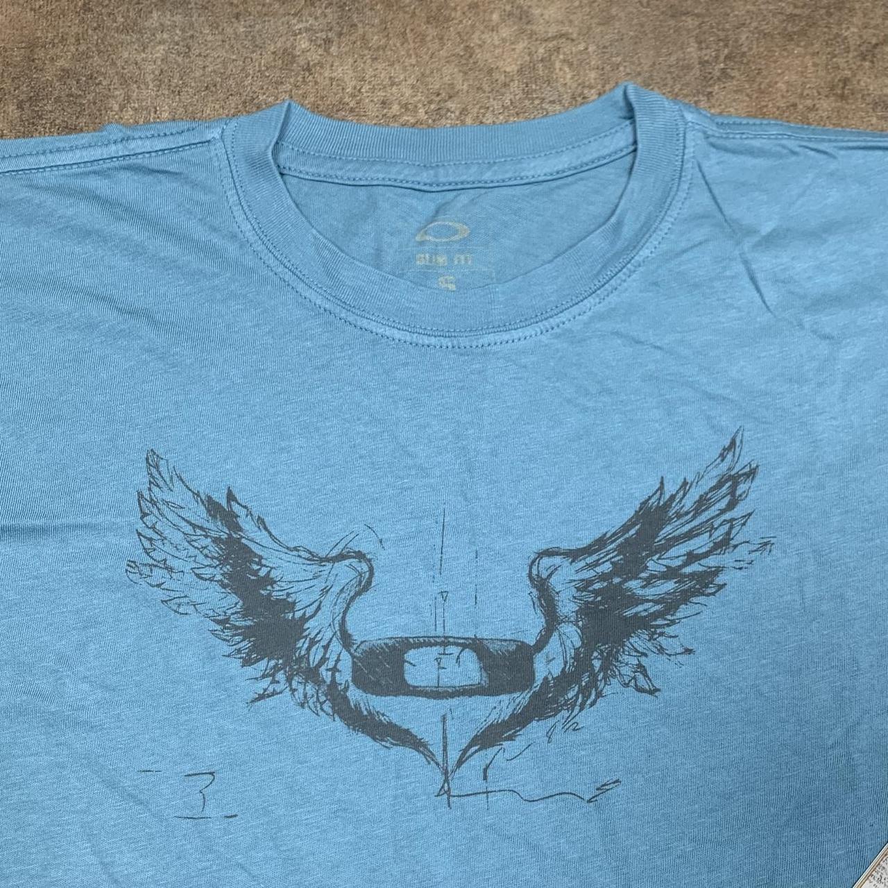 Oakley Flying Tiger 00s blue graphic tee