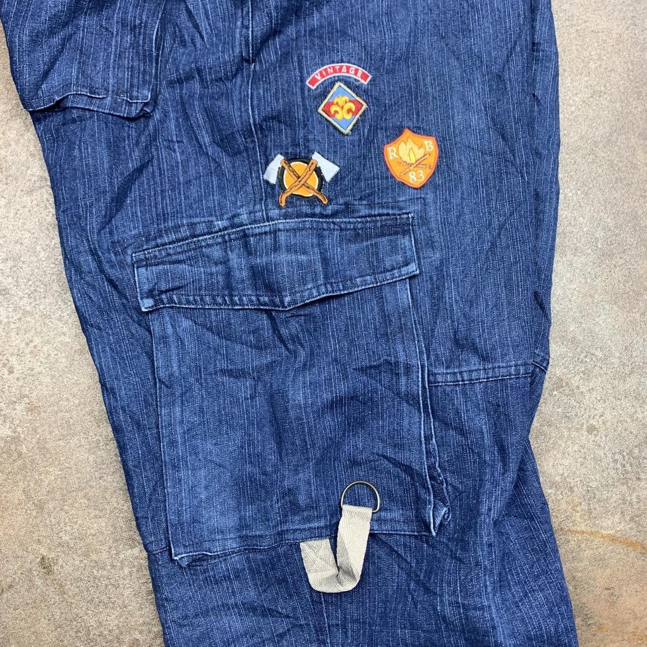 Raw Blue 00s baggy navy denim jorts