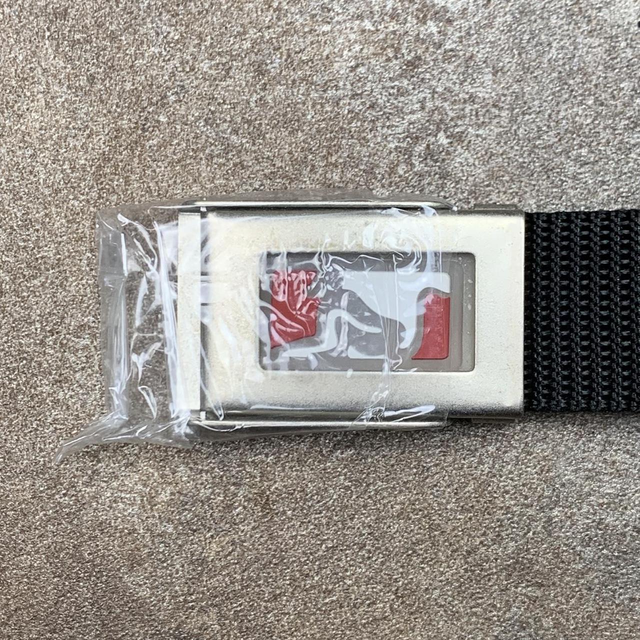 Drunknmunky 00s black webbed buckle belt