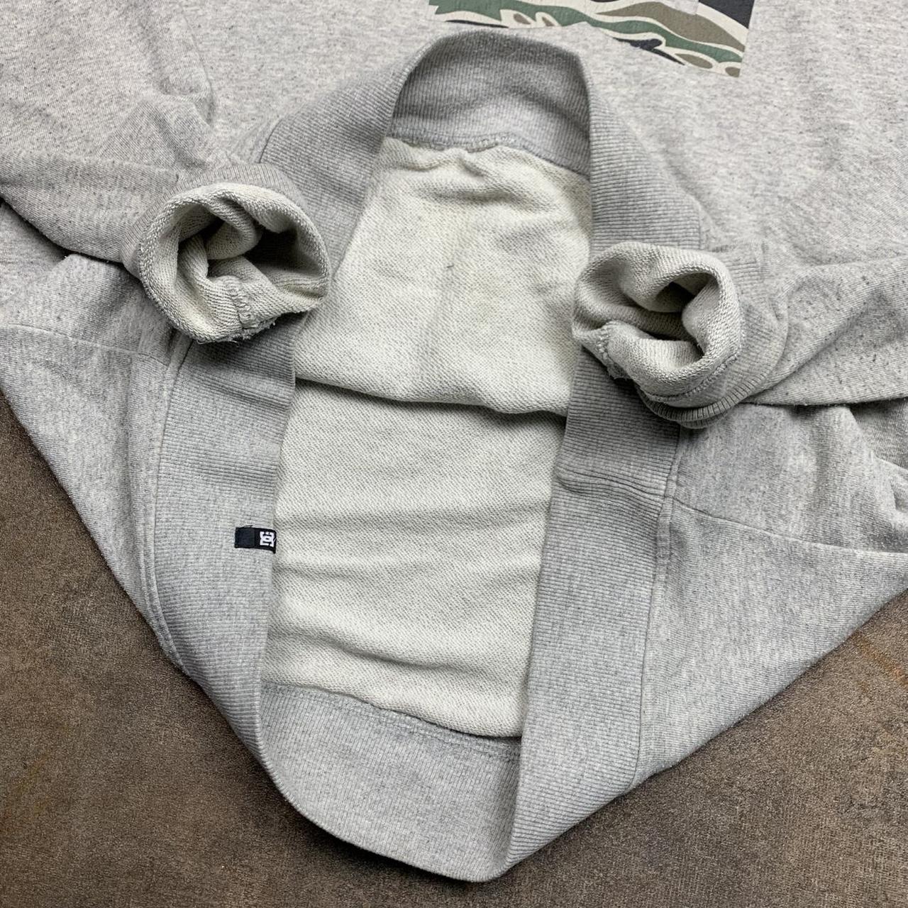 DC Shoes 00s light grey camo graphic hoodie