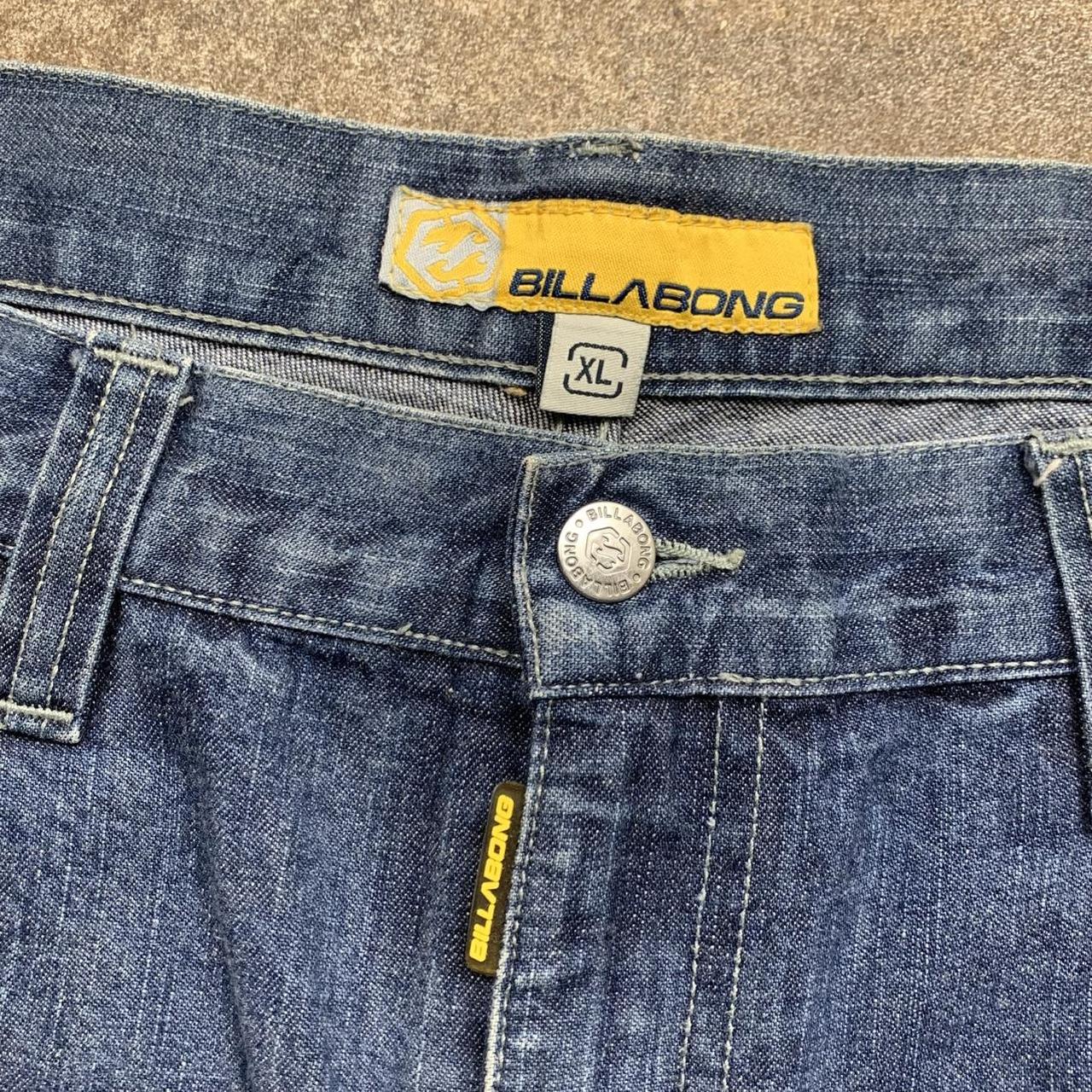 Billabong 00s baggy graphic navy jeans