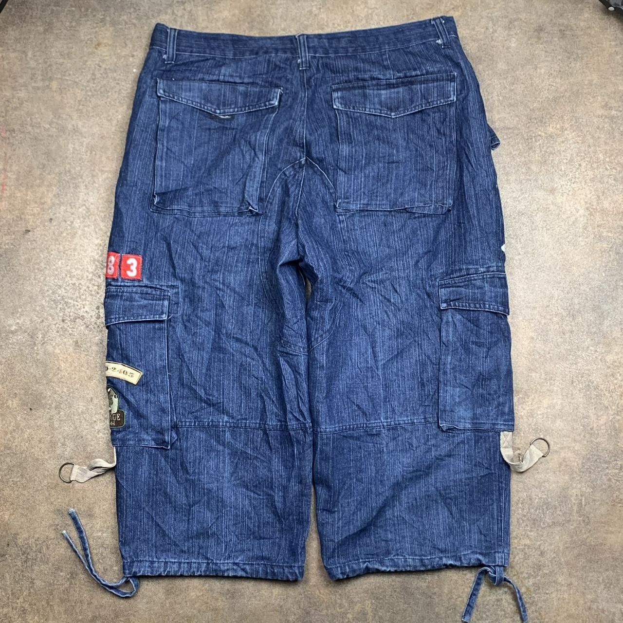 Raw Blue 00s baggy navy denim jorts