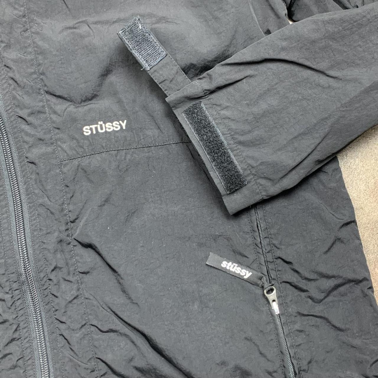 Stüssy 00s black technical zip jacket