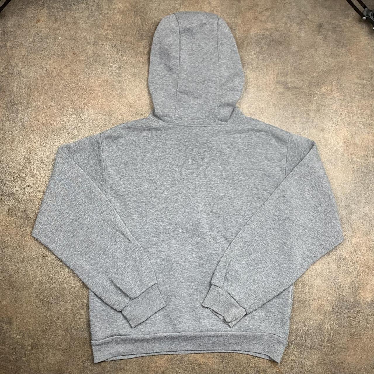 Billabong 90s light grey boxy graphic hoodie