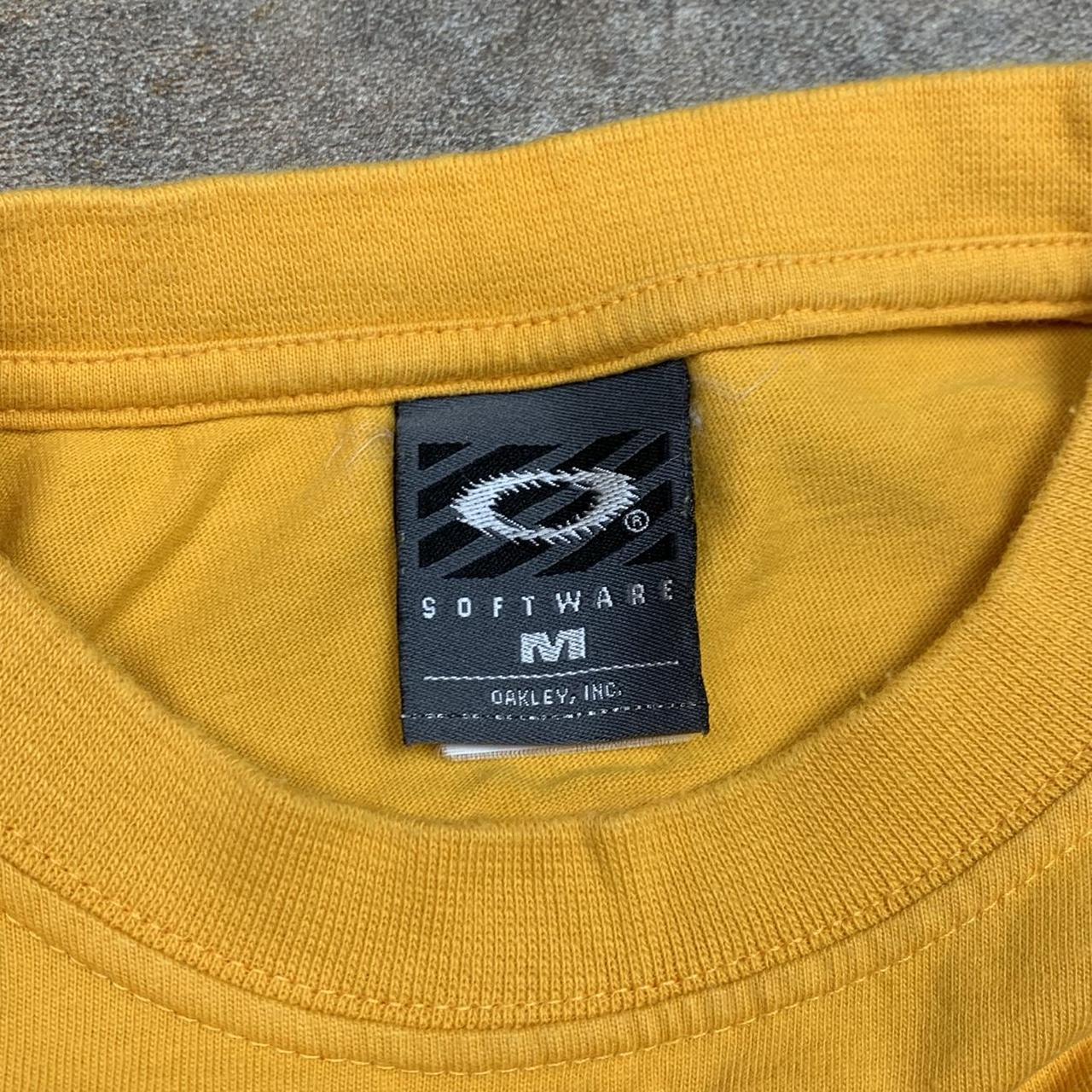 Oakley Software 90s cyber squid yellow graphic tee