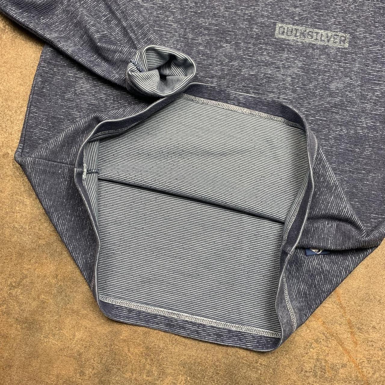 Quiksilver 90s navy blue graphic long sleeve tee