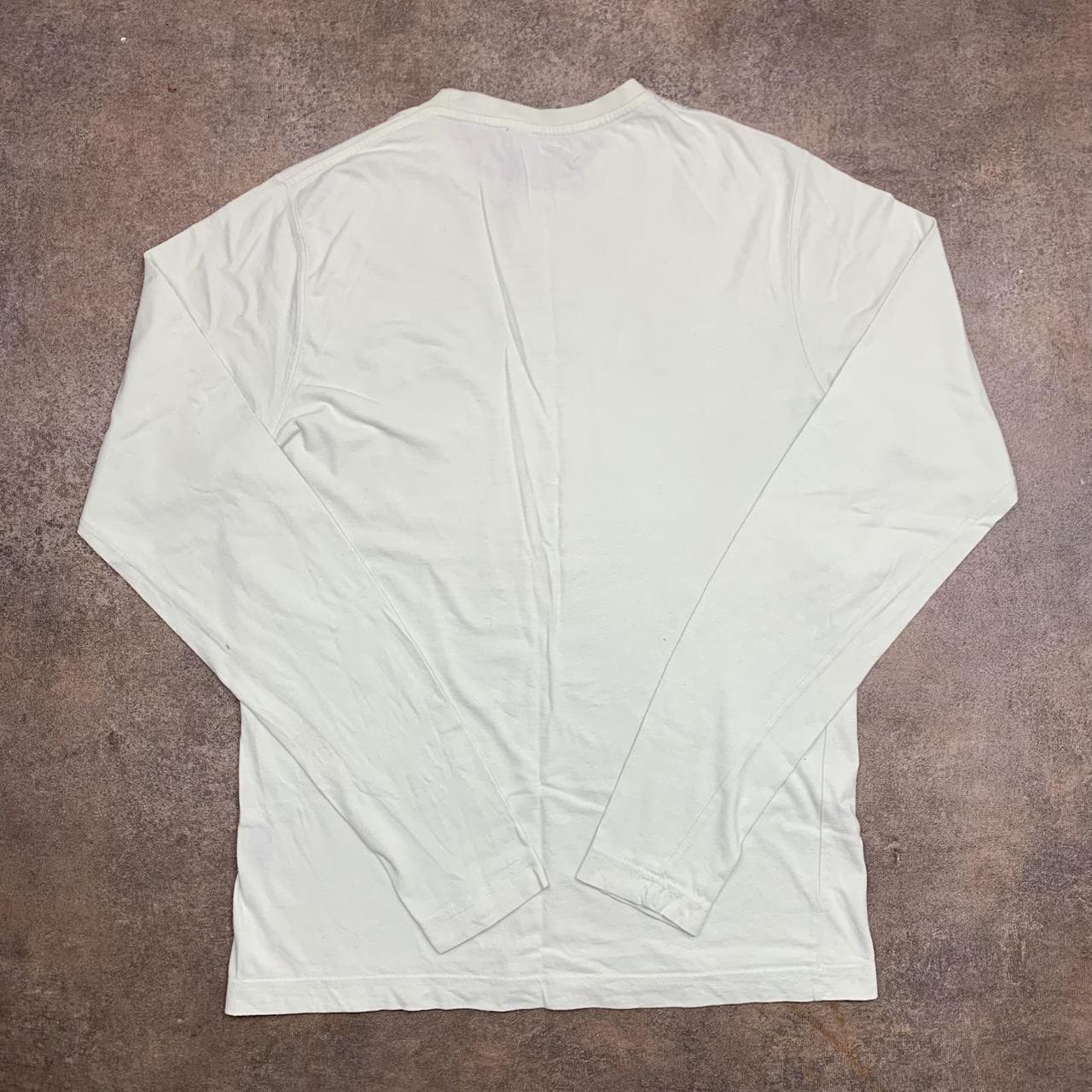 Oakley 00s mint-white graphic long sleeve tee