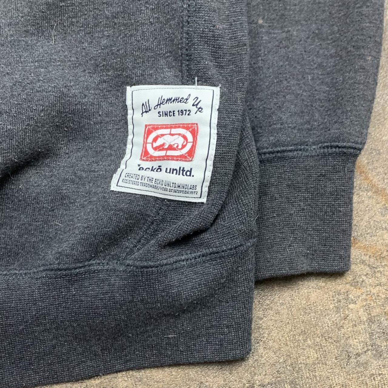 Ecko Unltd. 00s grey baggy hoodie