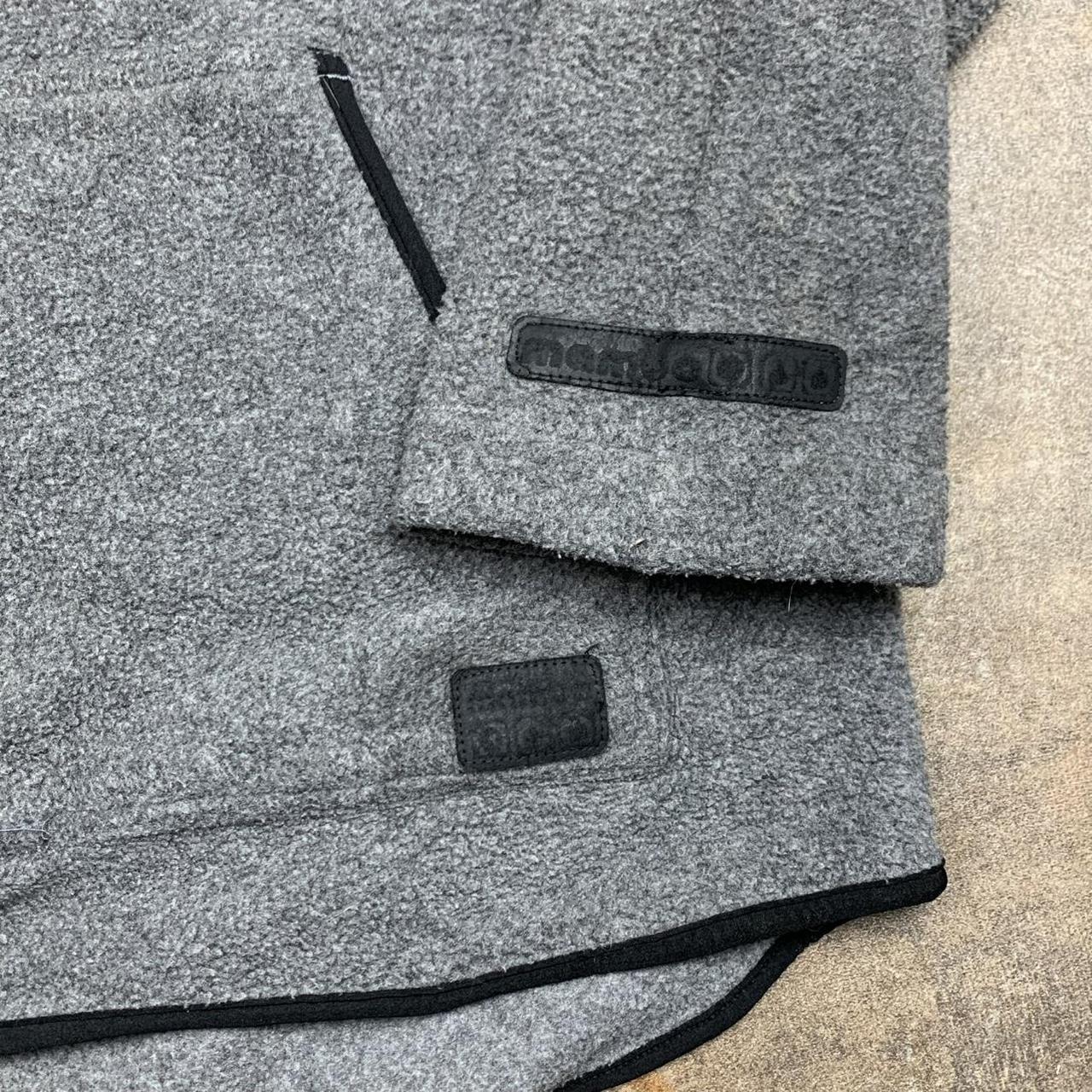 Mambo 00s grey boxy quarter zip fleece