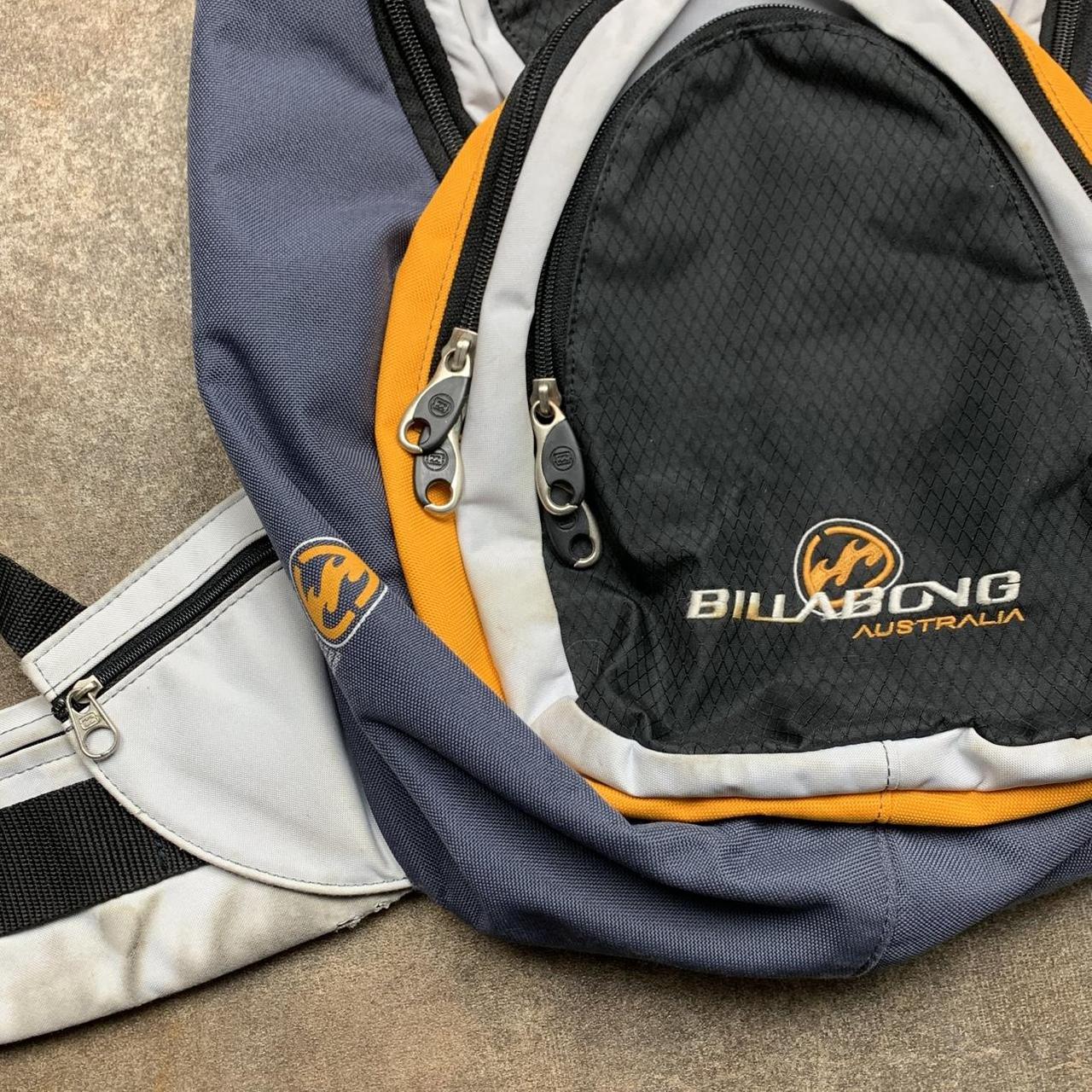 Billabong Australia 90s blue orange white backpack