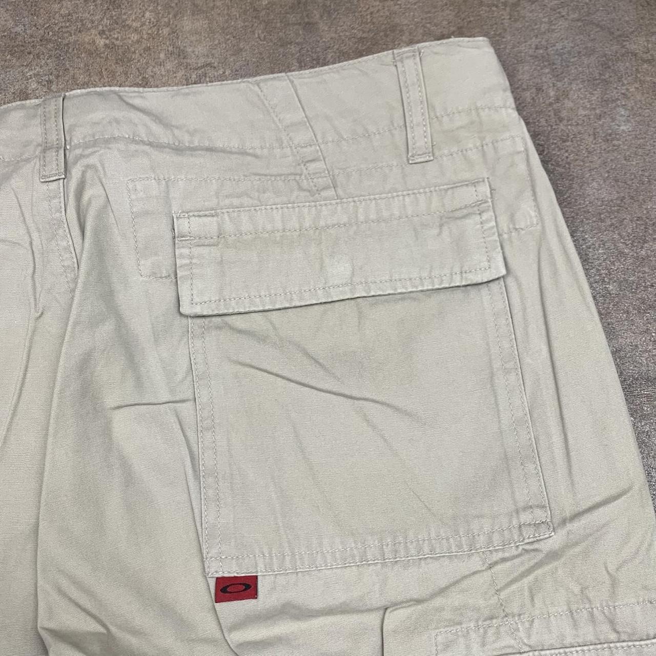 Oakley Software 00s cream graphic cargo trousers