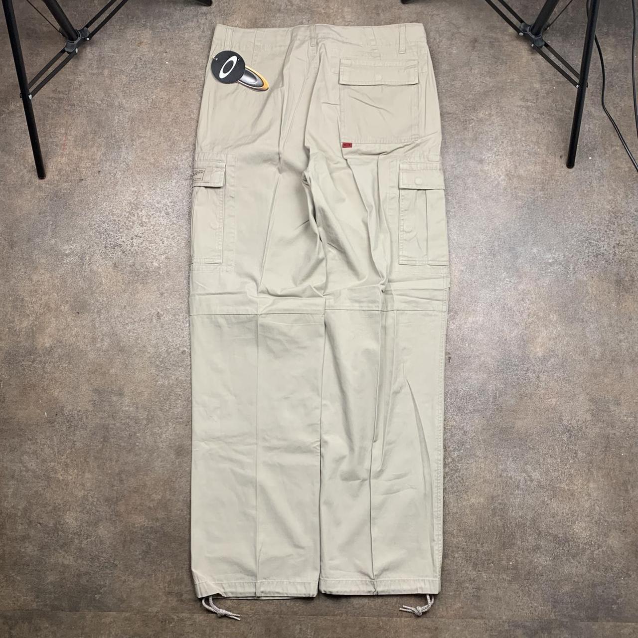 Oakley Software 00s cream graphic cargo trousers