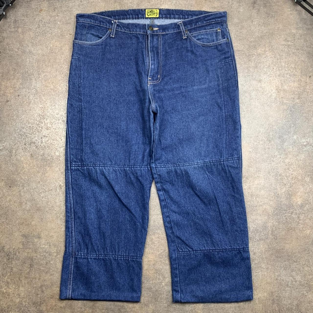 Draggin' 00s navy lined heavyweight denim jeans