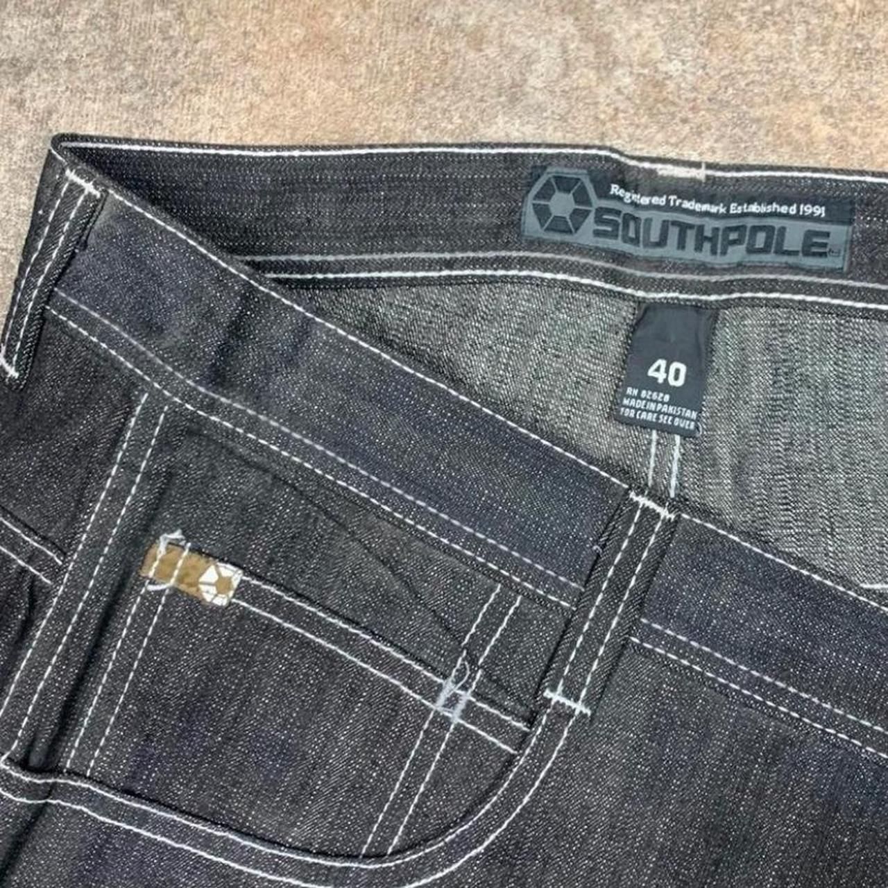 Southpole 00s black baggy denim jeans