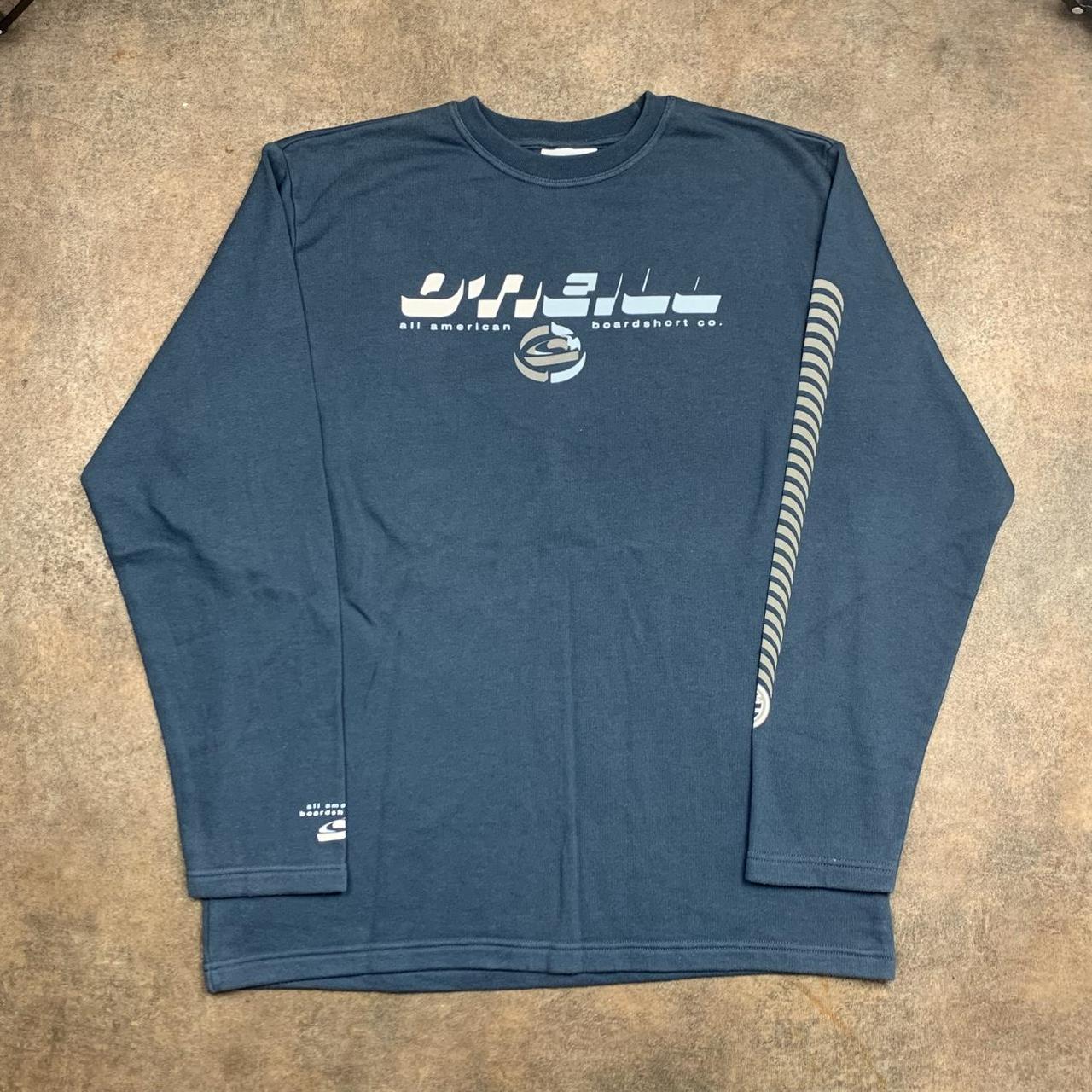 O'Neill 00s navy blue graphic sweatshirt