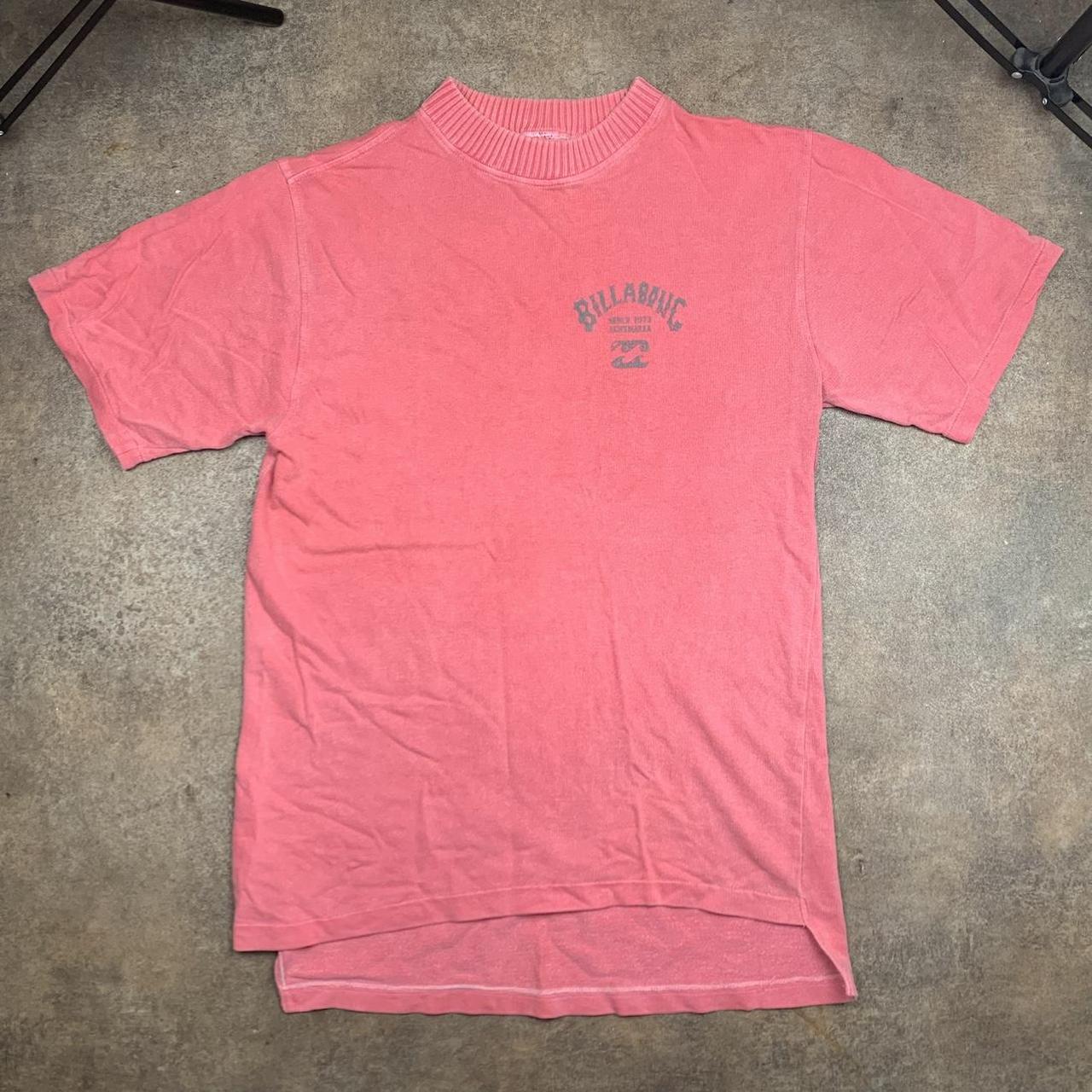 Billabong 90s rare hot pink graphic tee