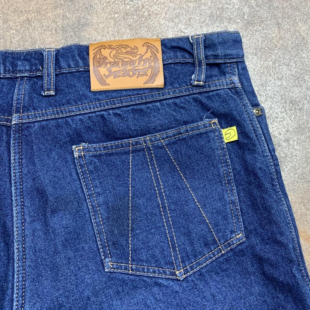 Draggin' 00s navy lined heavyweight denim jeans