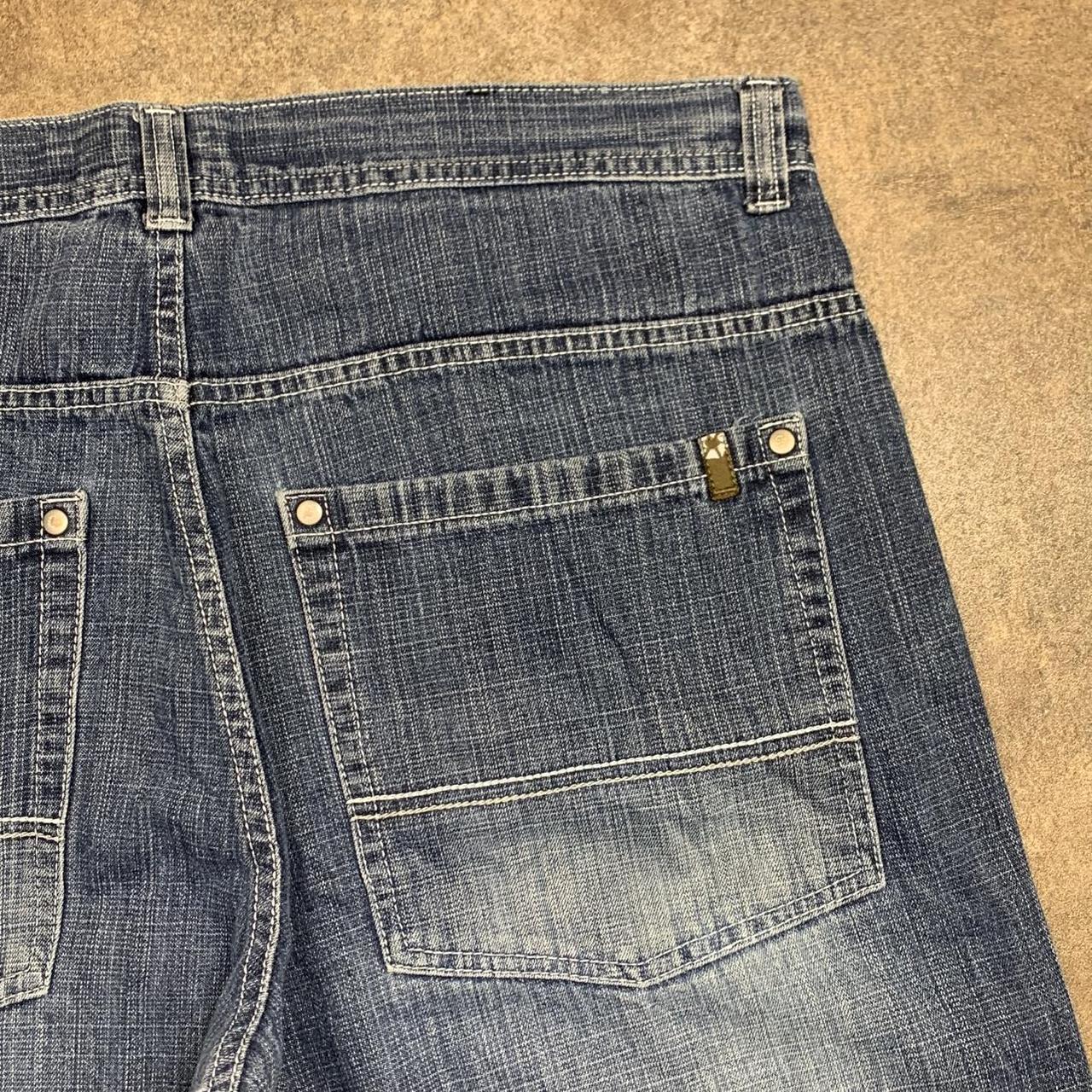 Southpole 00s baggy washed navy blue denim jeans