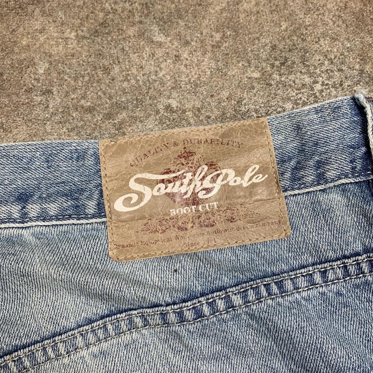 Southpole bootcut 00s blue baggy denim jeans