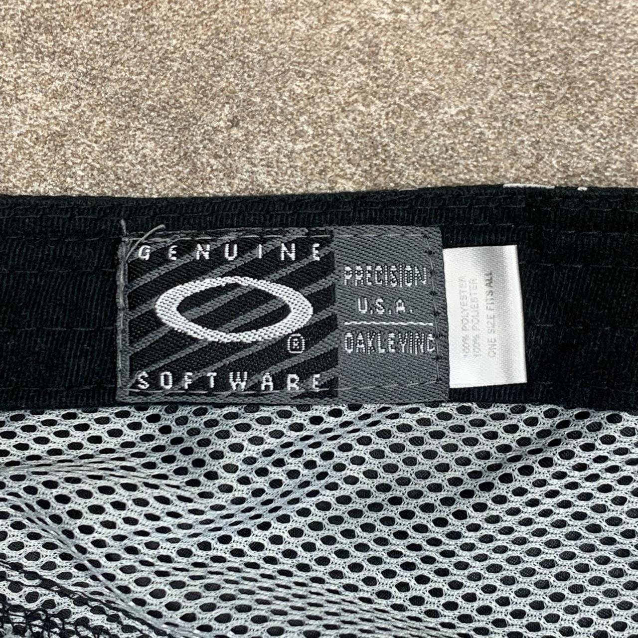 Oakley Software 90s floral black white graphic bandana