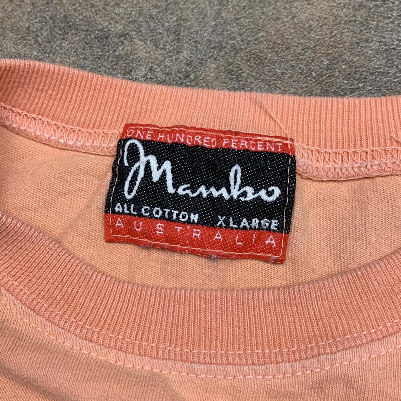 Mambo 1990 pink salmon graphic tee