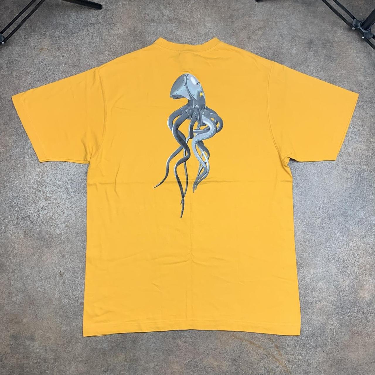Oakley Software 90s cyber squid yellow graphic tee