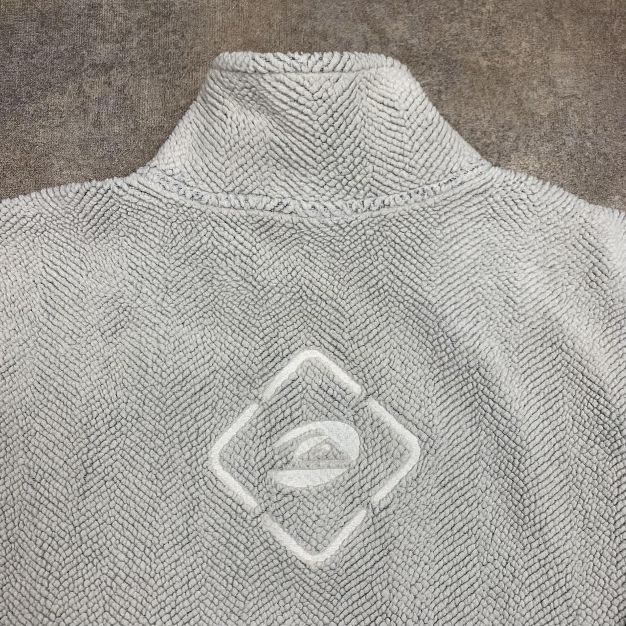 Quiksilver 90s graphic chunky knit cream jumper